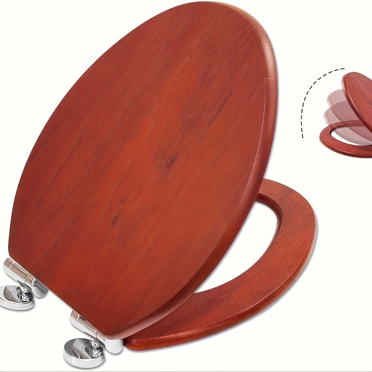 Sinobath Wc Seat With Mechanism, Mdf Core, Hinge Made Of Alloy, Quick Assembly, Designs .