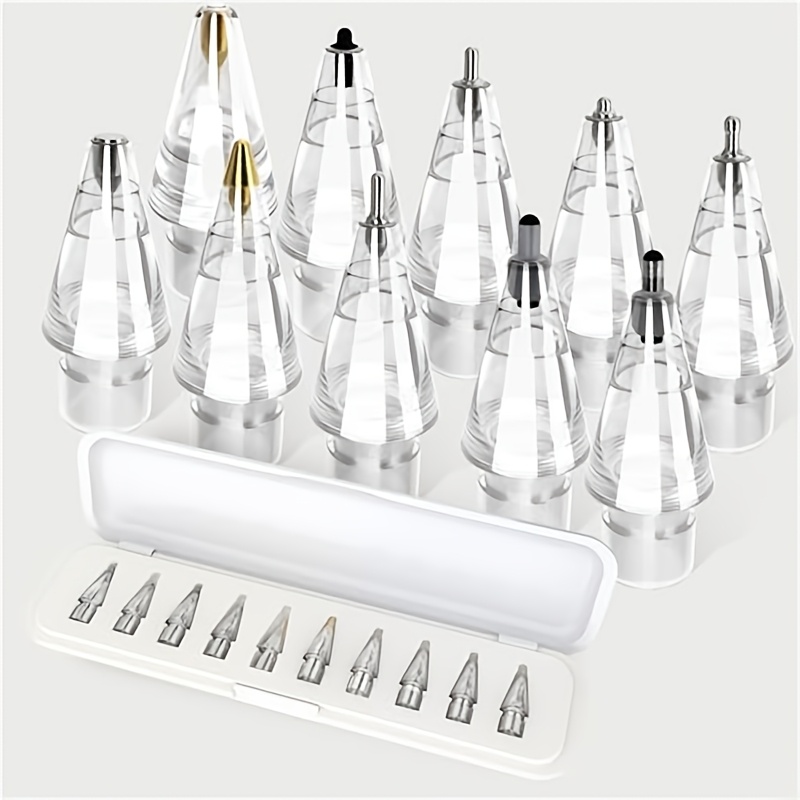 TEMU Ten-pack Is Suitable For Pencil 1st Generation And . It Features A Modified Pen Tip Quiet, Durable And Suitable For Writing On Paper With A Film