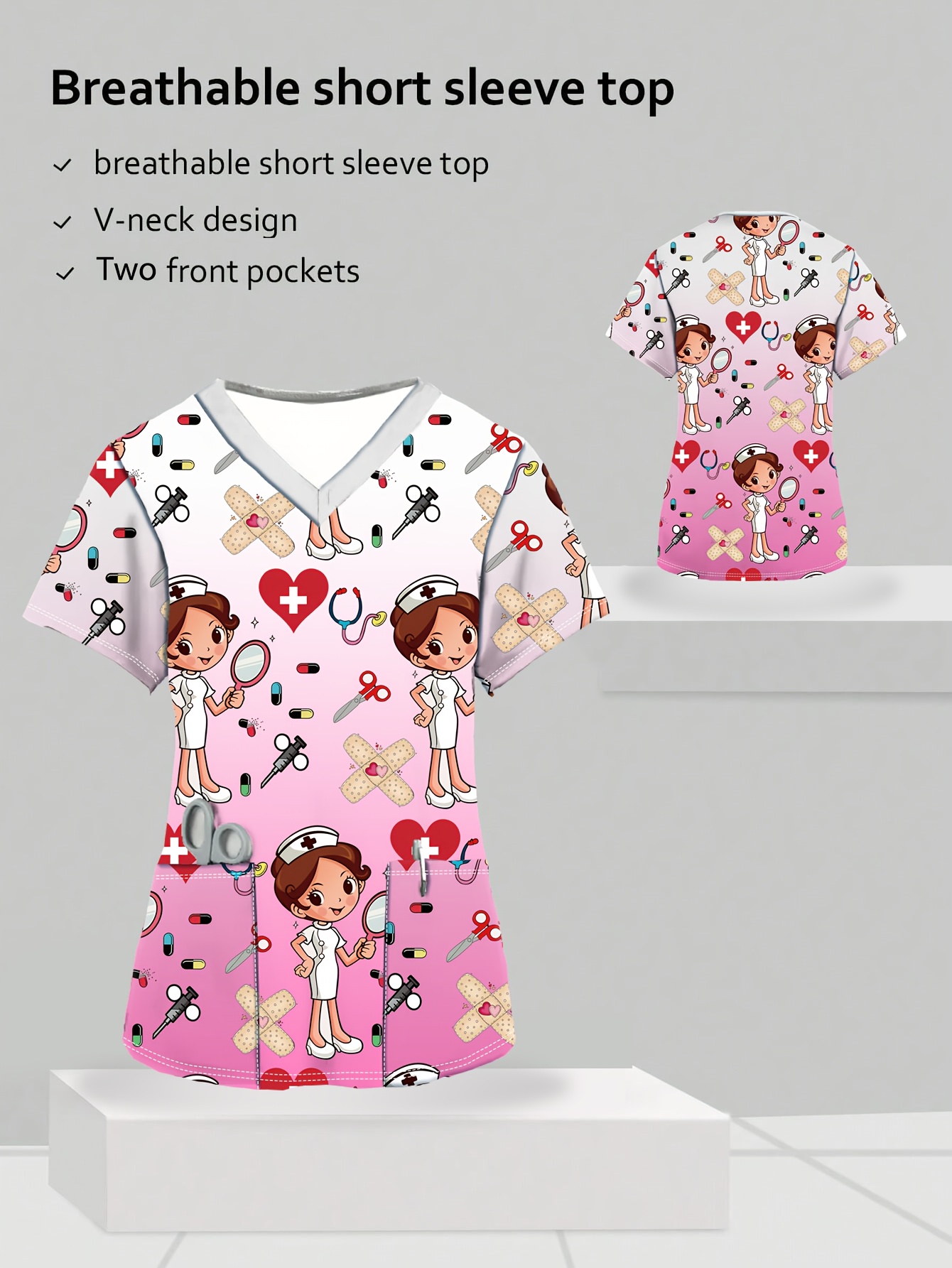 scrub uniforms for women sold on Temu Australia