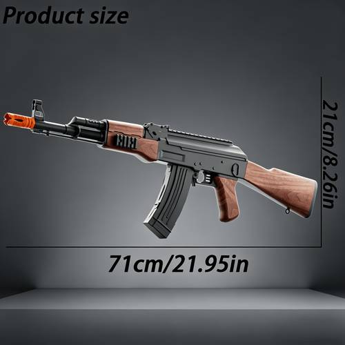 AK Toy Gun - A Beautifully Designed Toy Rifle with a Full Set of Accessories, with Smooth and Seamless , Comfortable Grip Without Sticking, Making It an for Holiday and Birthday Gifts