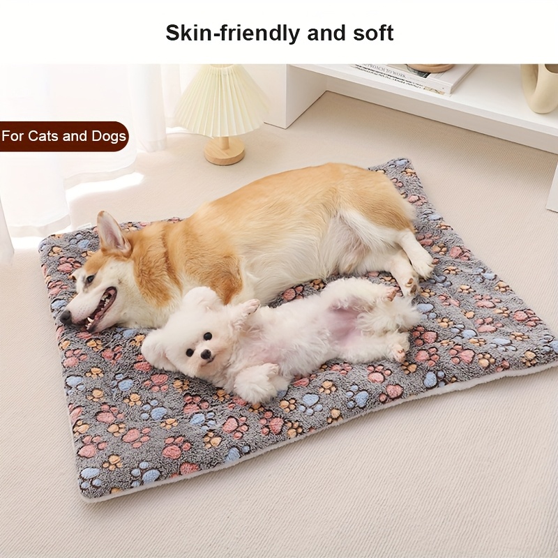Thick Pet Bed Cushion, Soft Pet Sleeping Pad For Autumn And Winter To Keep Pets Warm Christmas Gift