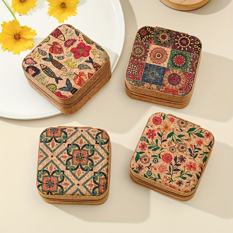 6pcs 12pcs 18pcs vintage jewelry storage box set suitable for necklaces rings bracelets travel and daily use jewelry boxes Product details 1