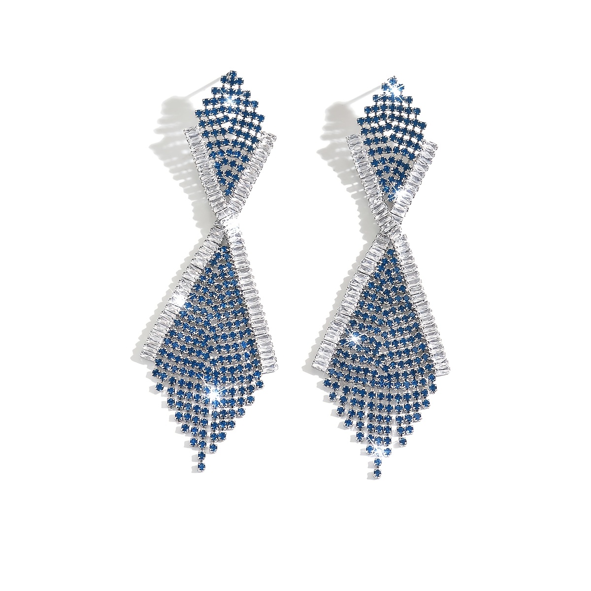 TEMU Boucles d'oreilles pendantes à double couche pour femmes, décorations douces pour mariages et banquets