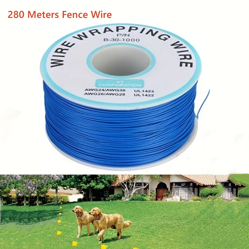pet electronic fence coil dog 280m 28 pure copper wired electronic fence underground buried wire fence accessories 0