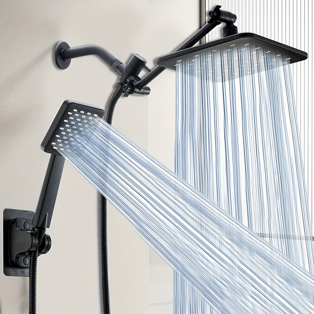 Shower Head Combo with Adjustable Extension Arm