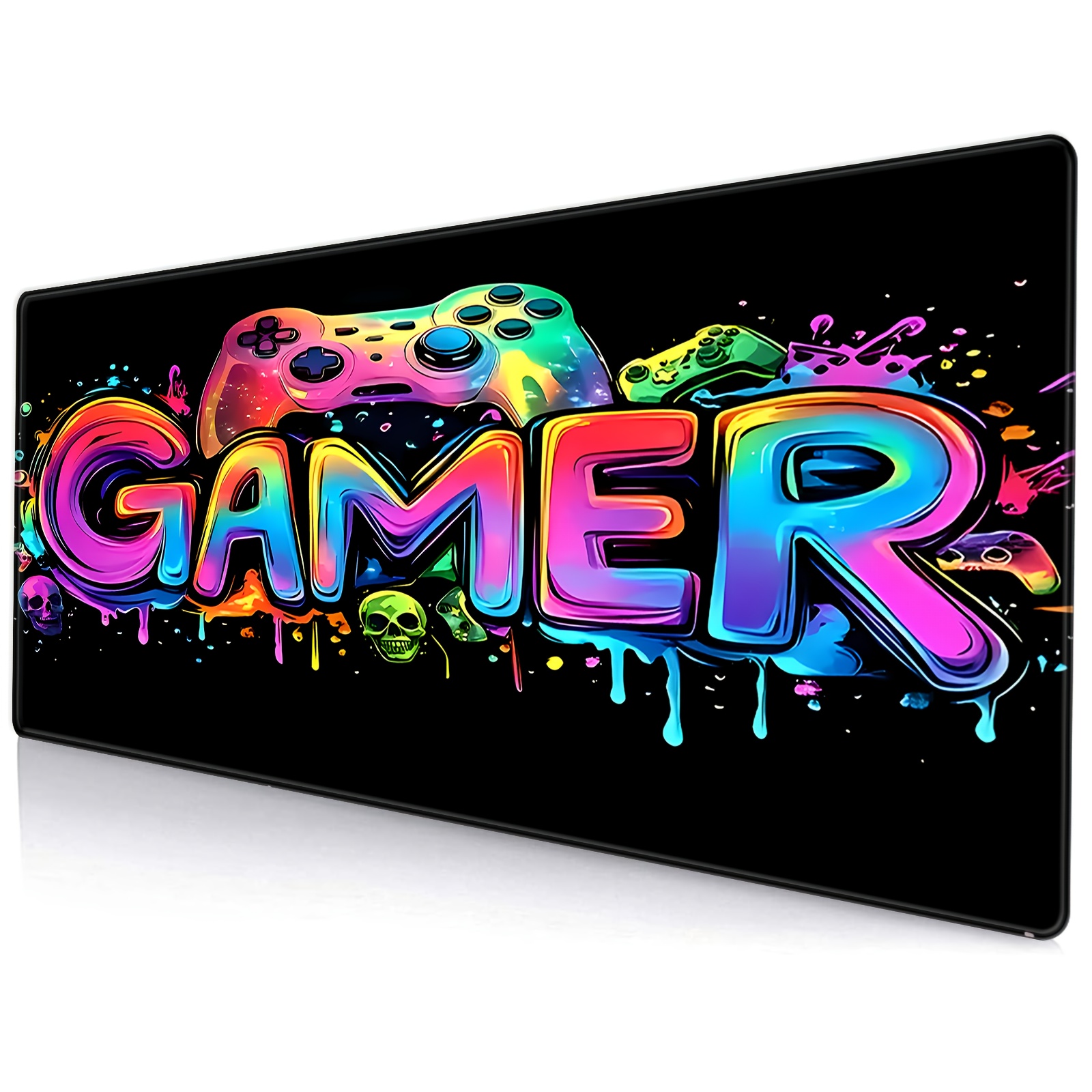 

Neon Gaming Mouse Pad - Non-slip, Polyester Desk Mat For , Office & Home Use - Multiple Sizes