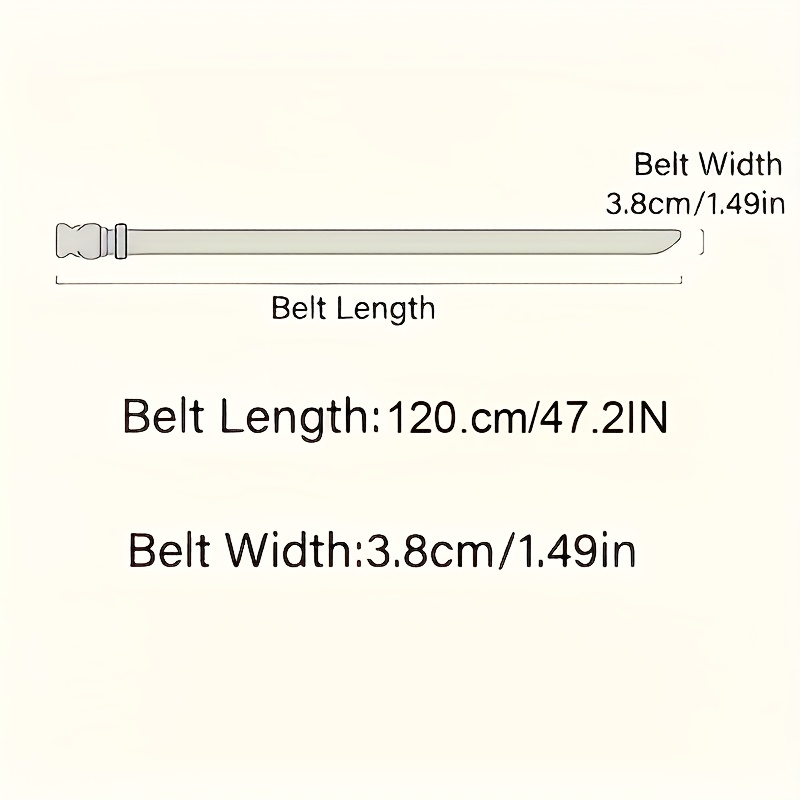 Men's Tactical Canvas Belt with Quick Release Buckle