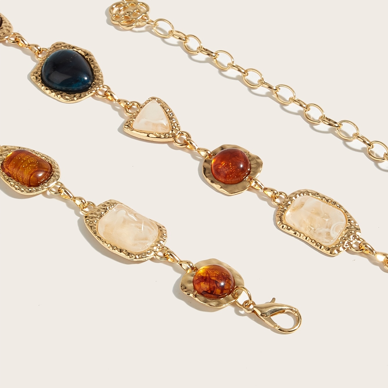 Vintage Sparkling Sapphire Belt for Women