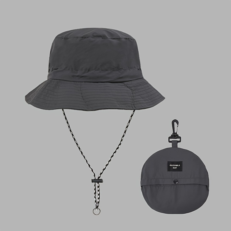 Men Women's Outdoor Foldable Hats Backpack Buckles Portable - Temu