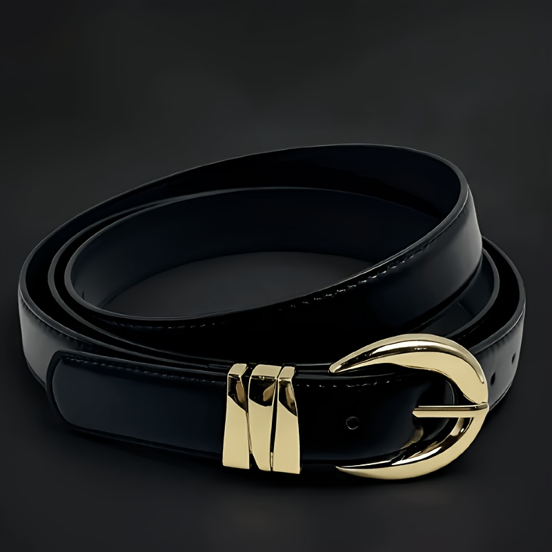TEMU Nouveau Ceinture Femme Boucle à Aiguille Haute Qualité Ceinture de Taille Mode Polyvalente Rétro Premium Facile à Ceinture pour Pantalons