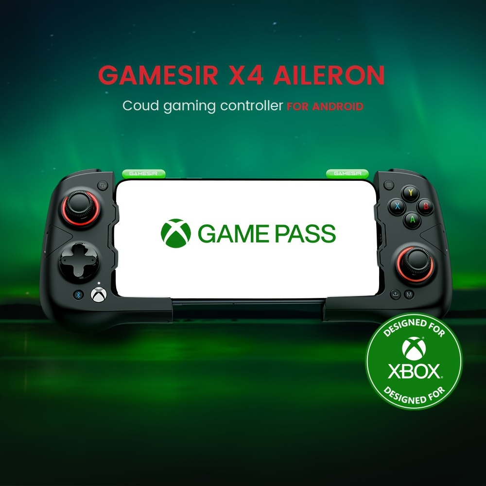 

Gamesir X4 Aileron Wireless Telescopic Controller - Xbox Licensed, Compact Portable Design, Magnetic Two-piece Gamepad With Hall Effect Joystick