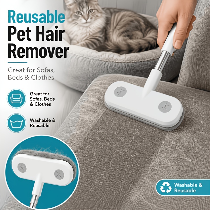 Temu – TEMU Cleaning Brush, Screen Cleaning Tool; Reusable Pet Hair Remover; Household Door And Window Cleaning Brush; Cleaning Supplies; Cleaning Tools;