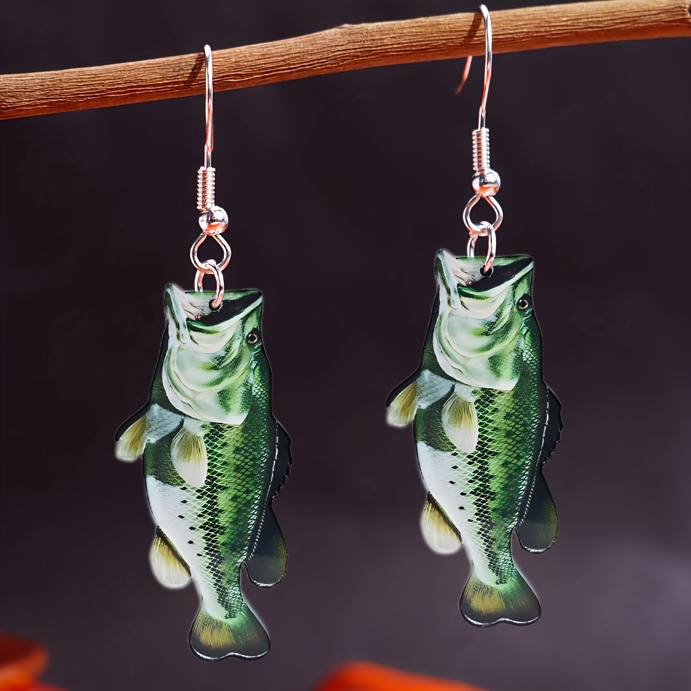 Fish Earrings - Temu