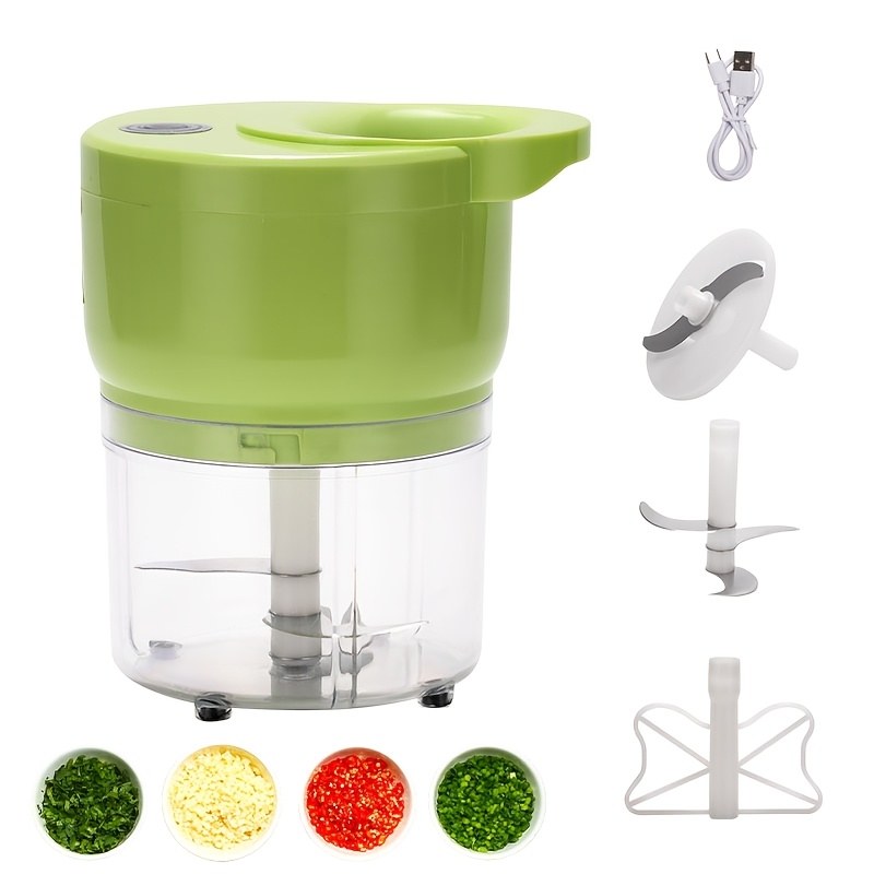 TEMU Cordless Portable Electric Food Chopper, Electric Garlic Crusher, Can Mince Meat And Vegetables But And Whisk Eggs, Kitchen With This Powerful