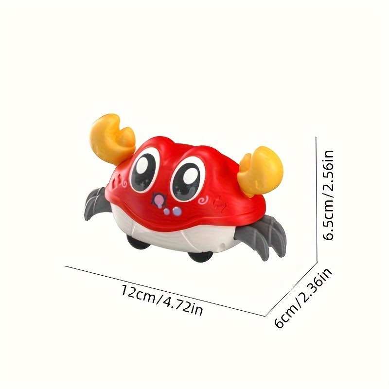 2pcs Reversible Crab Back-and-Forth Animal Car Toy