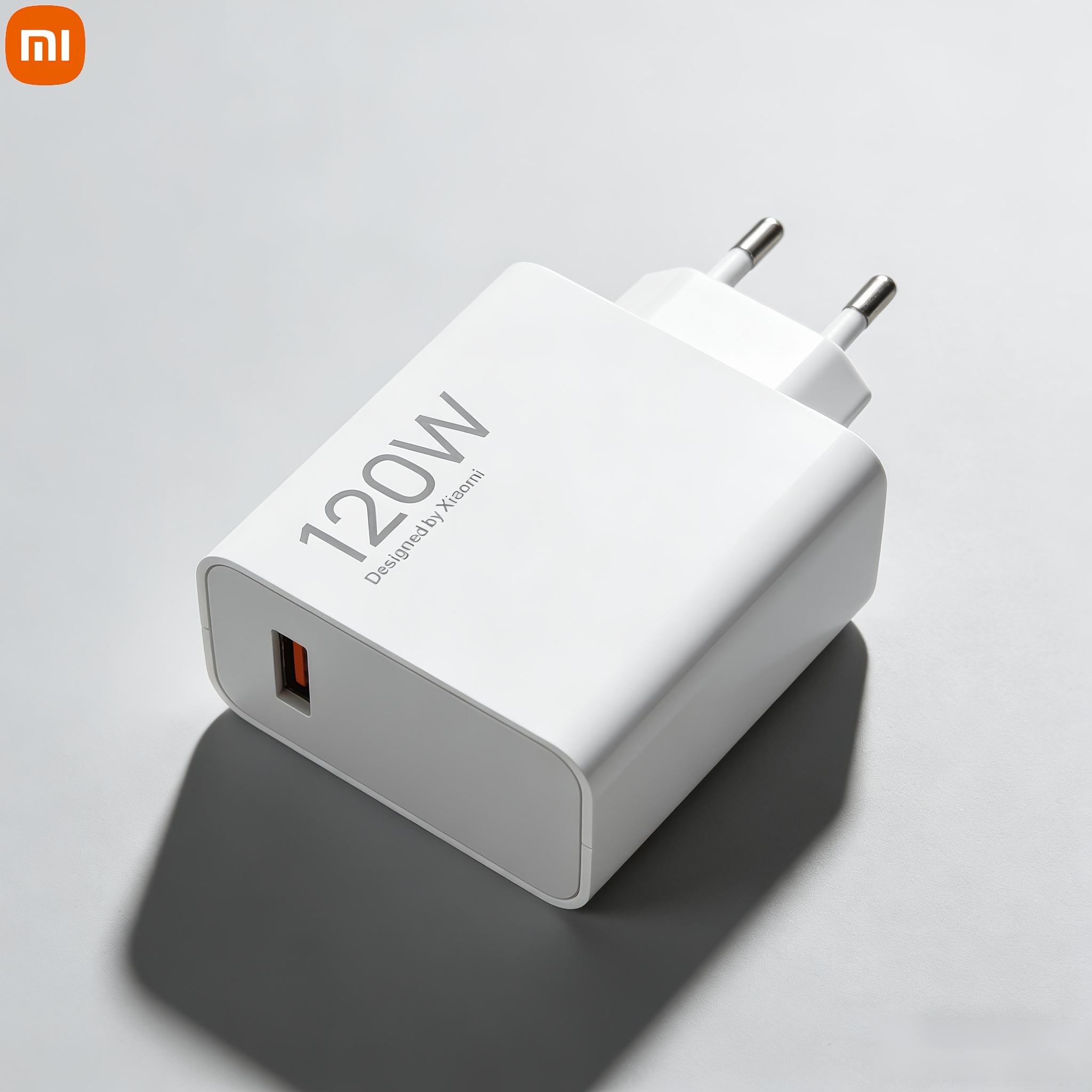 TEMU 120w Xiaomi Fast Charger International Version Eu Plug Smart Charging Adapter Compatible With 120w 66w 27w 15w