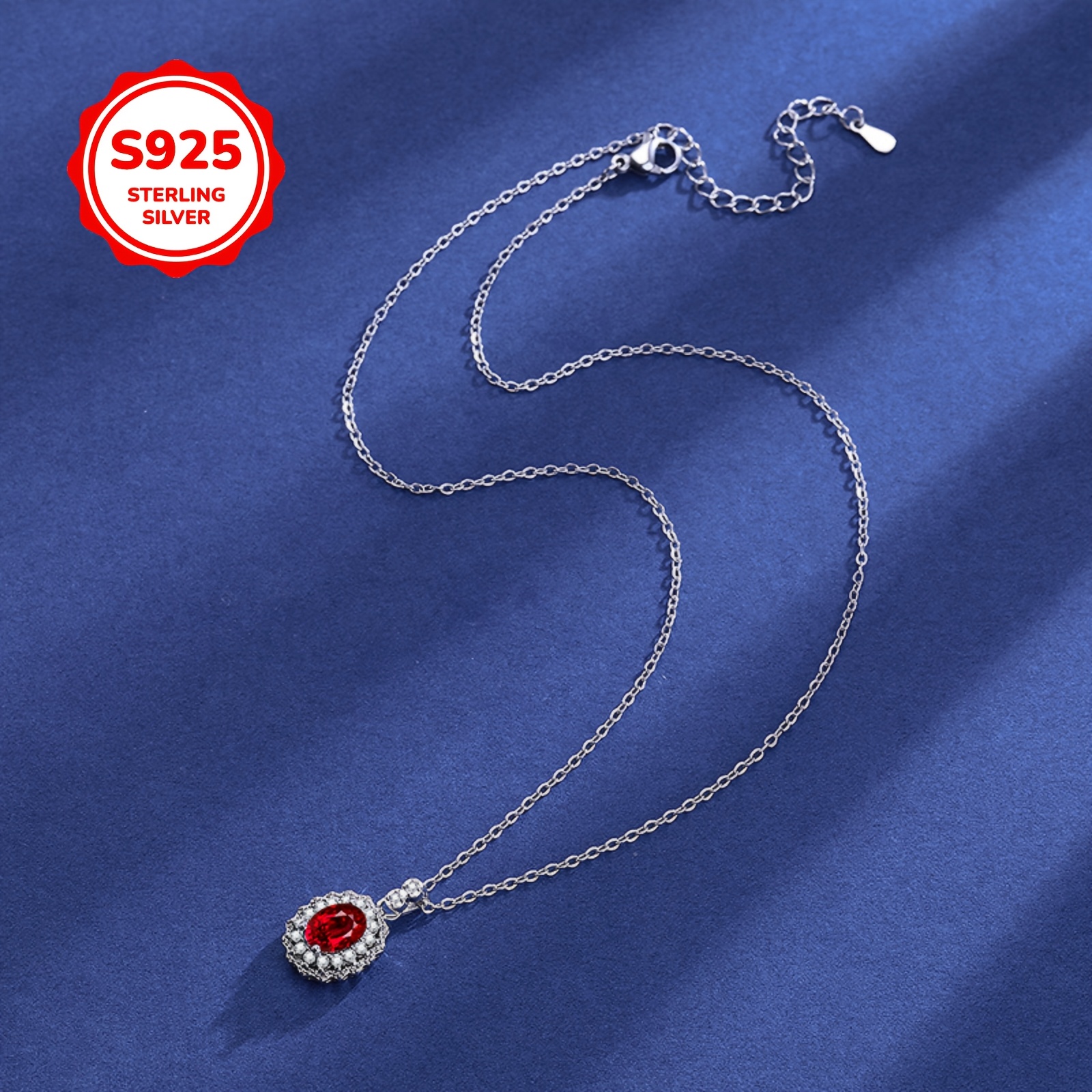1 stuks S925 Zilveren Dames Hanger, Geschikt voor Dagelijks Gebruik Elegante All-Match Ketting, Vakantie Cadeau Kerstcadeau/Essentieel om te Cadeauwen