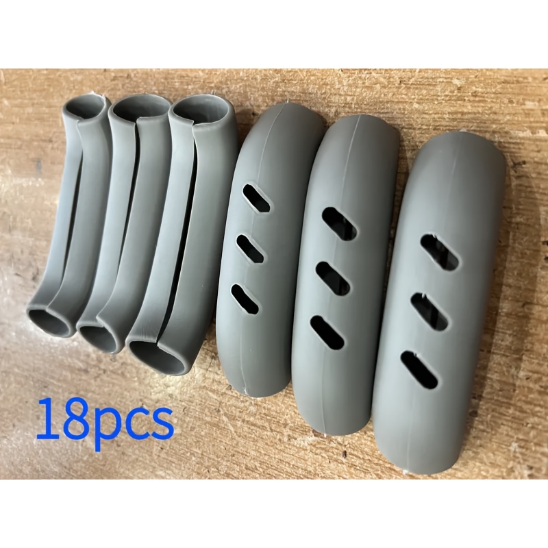 E-shop 18er Set Silikon Topfgriff Ohrabdeckungen, Universal für Dutch Ovens, Suppentöpfe und Dämpfkörbe, Zufällige Farben, Bestes Geschenk für