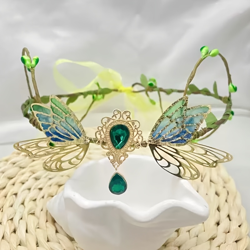 Fairy Bindi Ancient Style Hair Additions with Butterfly Design