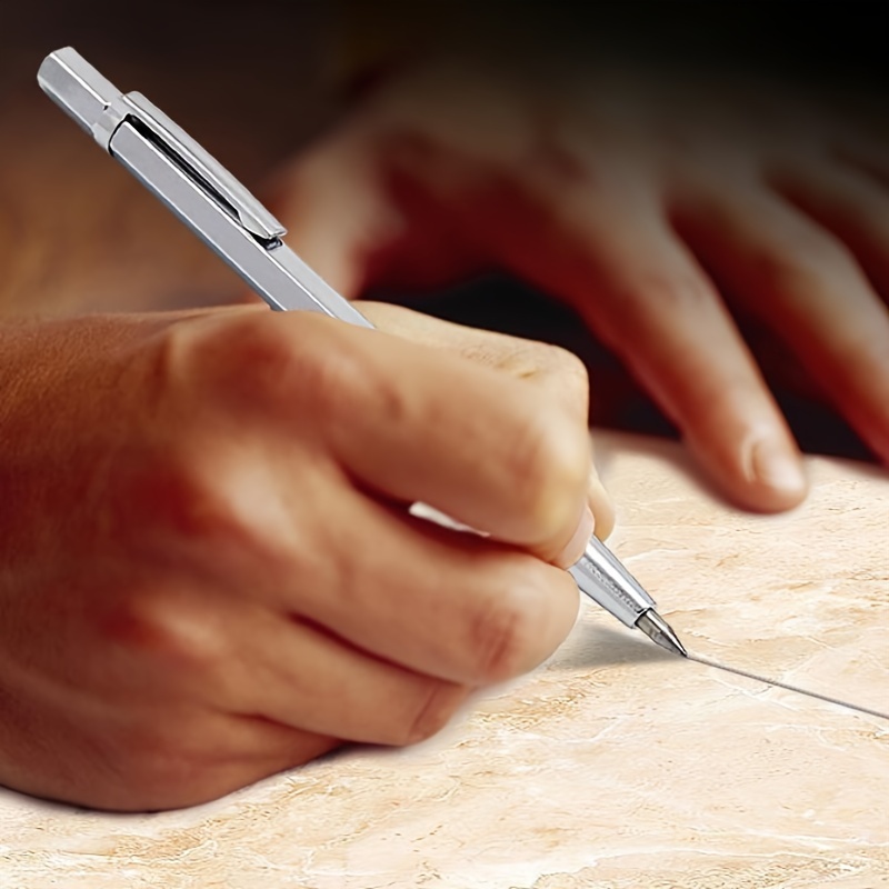 Image of Diamond Scriber, Steel Scriber Engraving Pen Hard Alloy Scriber Ceramic