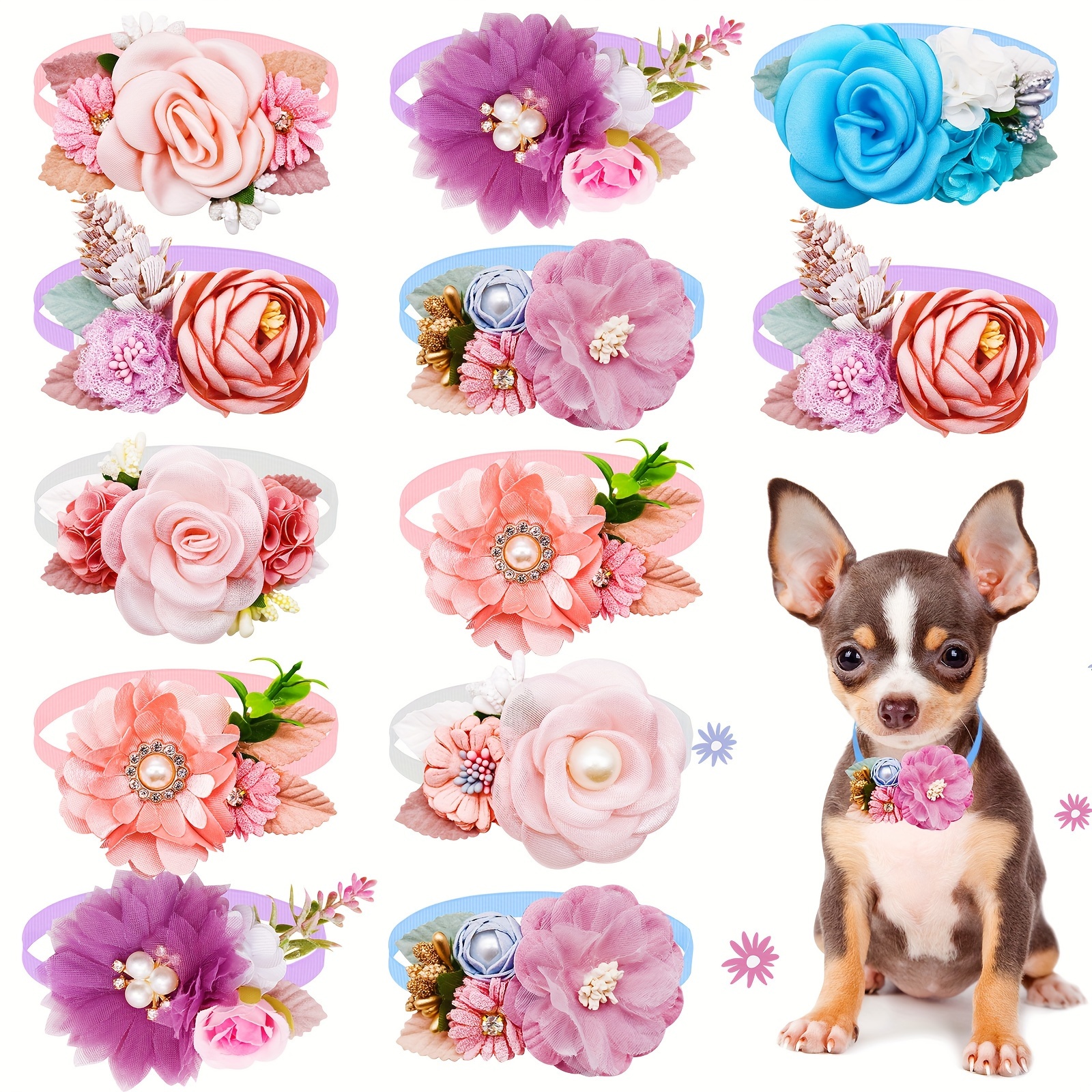 

2pcs Assorted Varieties Dog Bow , Decoration, Dog Pet , Dog