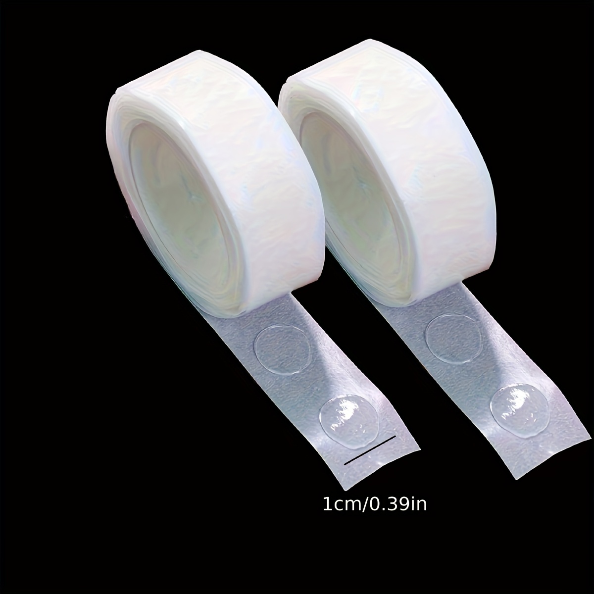 2 Rolls (200pcs) Of Transparent Double-sided Adhesive Dots, Candle Wick Fixing Adhesive, Handmade Candle Additions