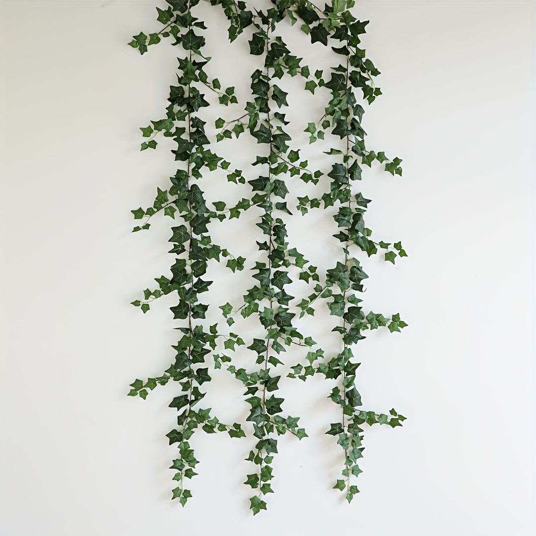 

3pcs, 70ft Artificial Ivy Leaf Garland For Weddings, Parties And Home Decor Diy - Realistic Greenery Hanging Plant Vine, Room Decor Home Decor Holiday Decor Party Decor Supplies