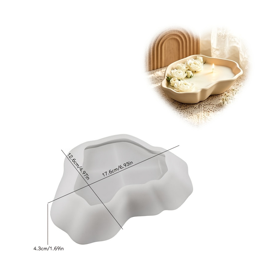 TEMU Molde de resina DIY para vender cestas y adornos de cuerda de cáñamo tejida, para hacer velas de yeso con , productos, mesas de decoración del
