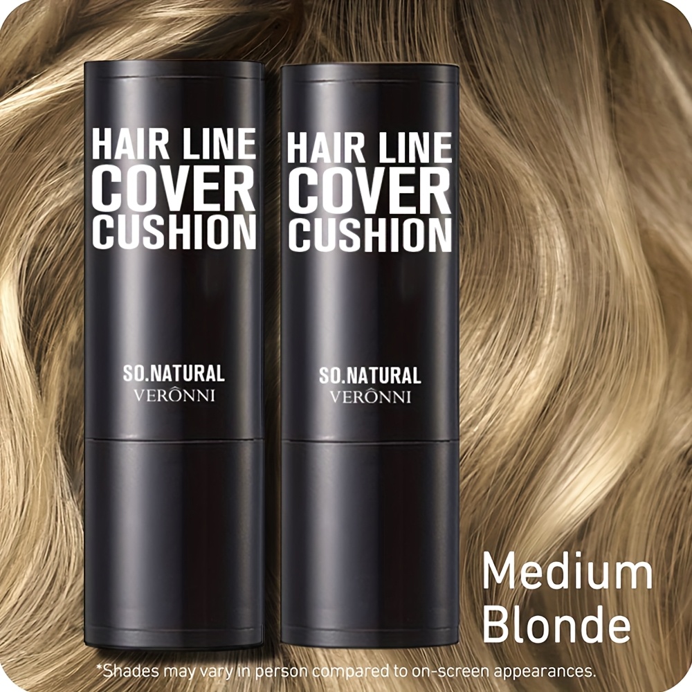 TEMU 2pcs Hairline Shadow Powder Stick Set, Hairline Concealer Pen, Waterproof , Instantly Conceal Hairline And Hair Root, Waterproof Hairline Powder