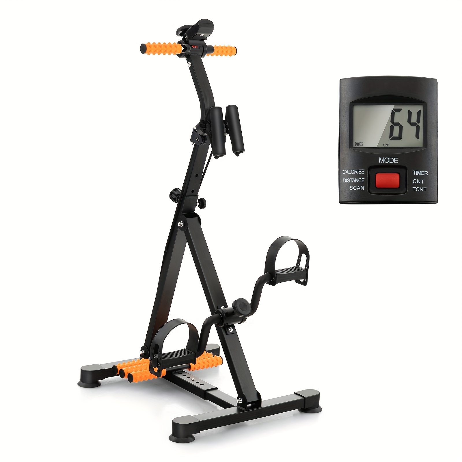 

Adjustable Lcd Pedal Exercise Bike With Massage, Total Body Fitness Rehab Equipment