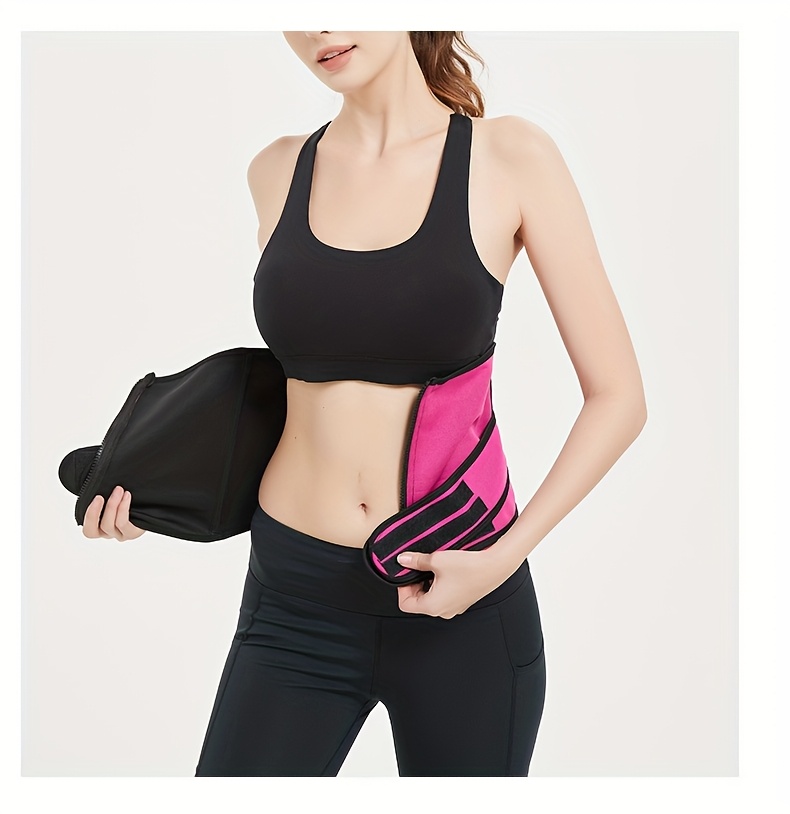 Women's Waist Trainer Tummy Control Slim BodyShaper - Double Layer Abdominal Belt with, Workout & Casual Attire, Sweat- & Slimming Design, Comfortable Tummy Wrap for Core Strength & Burning, Fitness & Casual Use, Easy to Wear Without, Hand Wash or