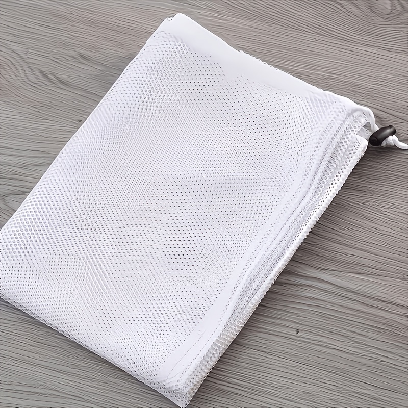 TEMU 1pc Rabbit Nail Clipping Mesh Bag With Drawstring Closure - Anti-scratch & Bite Proof Suitable For Rabbits, Protective Cover For Nail Trimming,