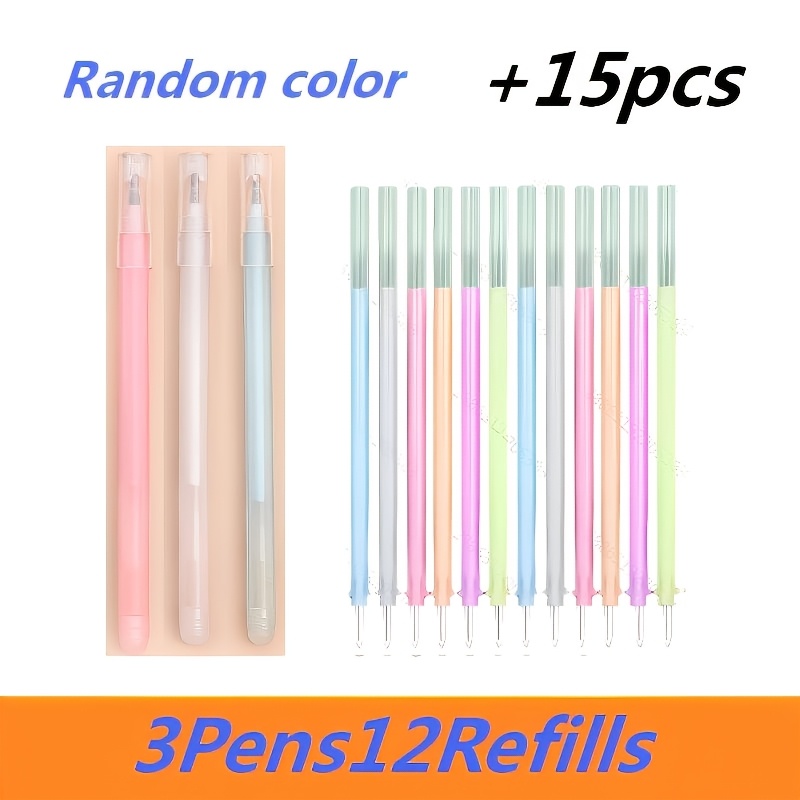 E-shop 15-teiliges Klebepunkt-Stift-Set, zum Schreiben auf doppelseitigem Klebeband für DIY-Basteldekorationen, geeignet für Scrapbooking das