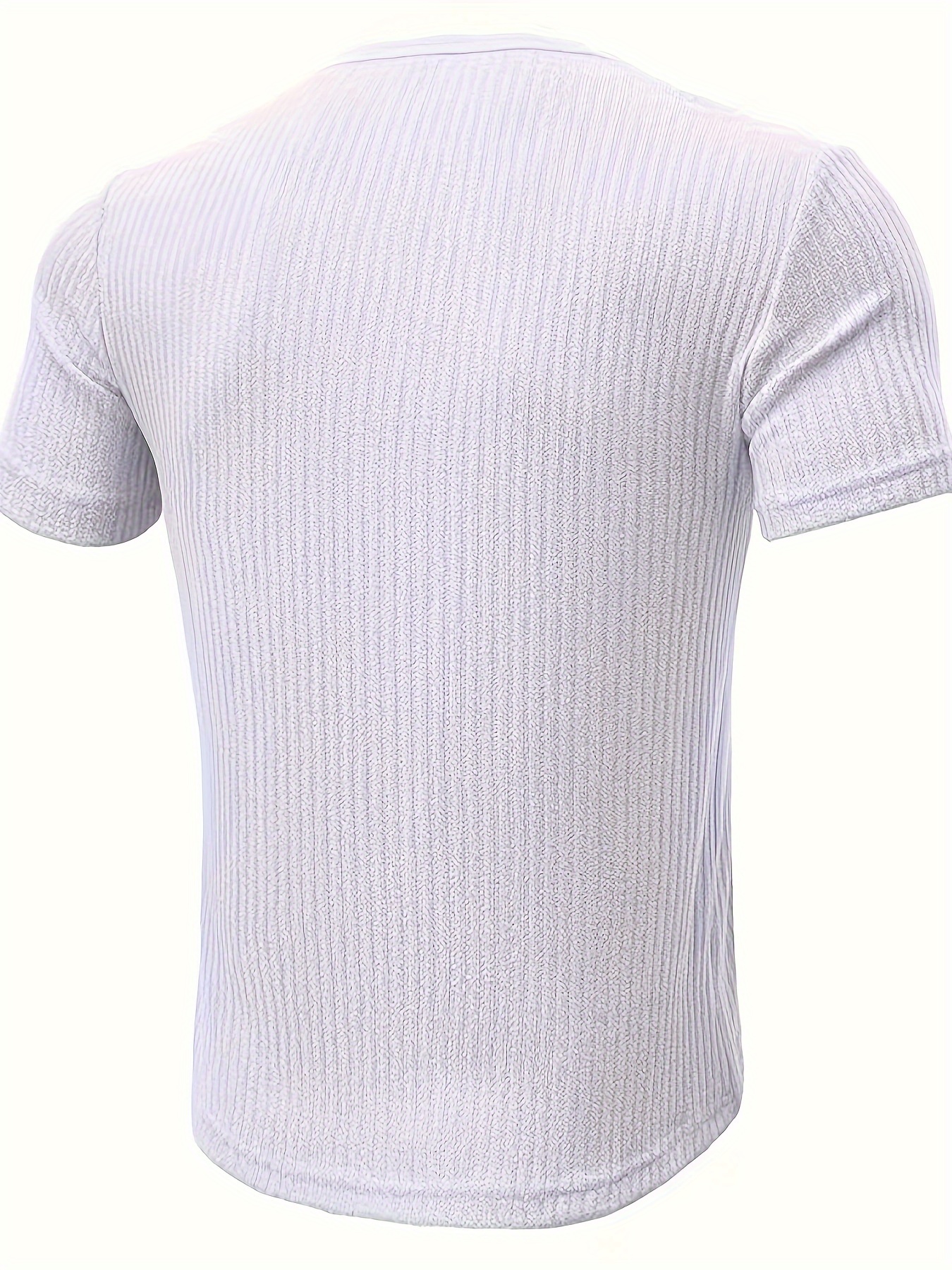 【2plan】Nora Stripe Henley Neck Short Sleeve Knit Rib Knit Short-Sleeve Henley | Theory Project