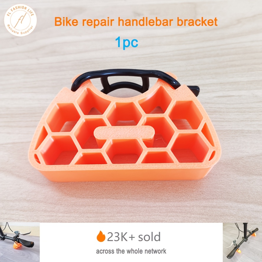 TEMU Support de guidon pour réparation de vélo, adaptateur de support de maintenance universel pour vélos de montagne/route, poignées de guidon en