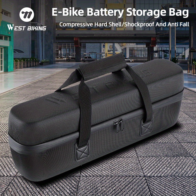 ZONADAH Bolsa Colgante Para Batería De Bicicleta – Resistente Al Agua, Poliéster, Para Bicicletas Eléctricas Y Scooters