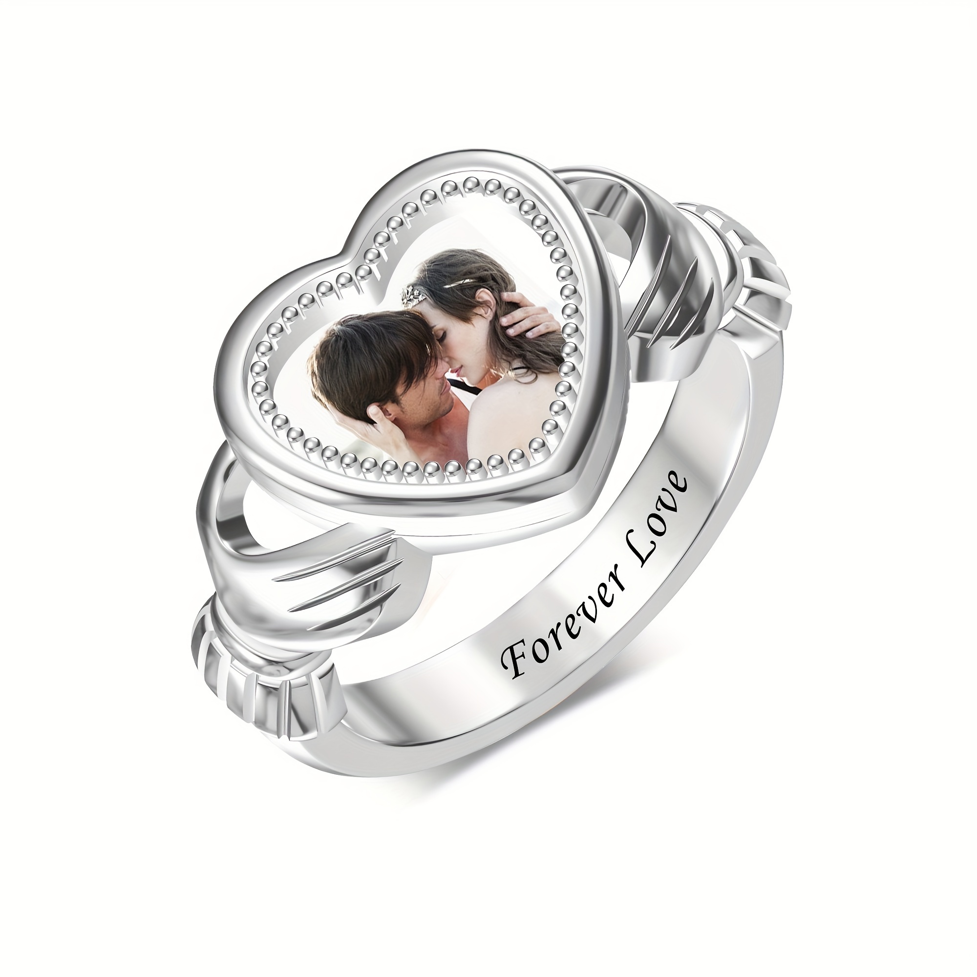 Customized Personalized Photo Rings for Commemorative Gifts