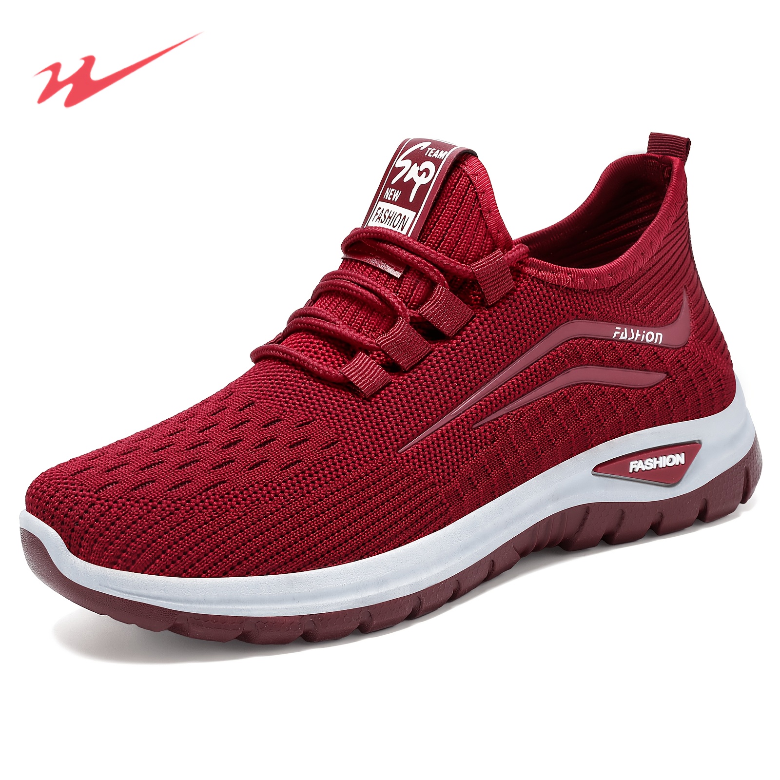 TEMU New Women's Lace-up Mesh Shoes, Travel Spring And Summer Comfortable Sneaker Women, Lightweight Breathable Feet Running Shoes, Fitness Sports
