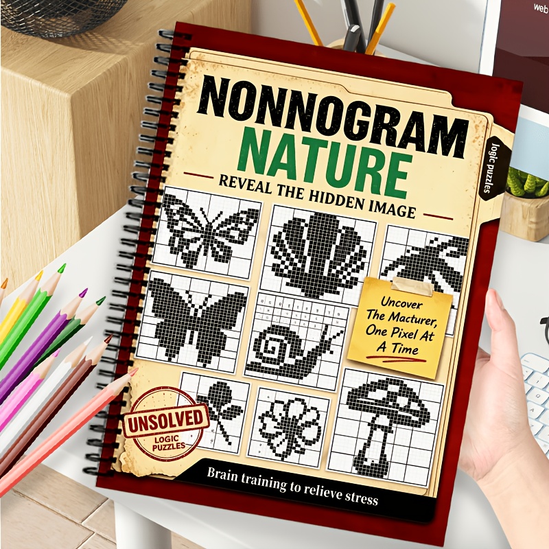 Nature-Themed Advanced Digital Art Sudoku Puzzle Book