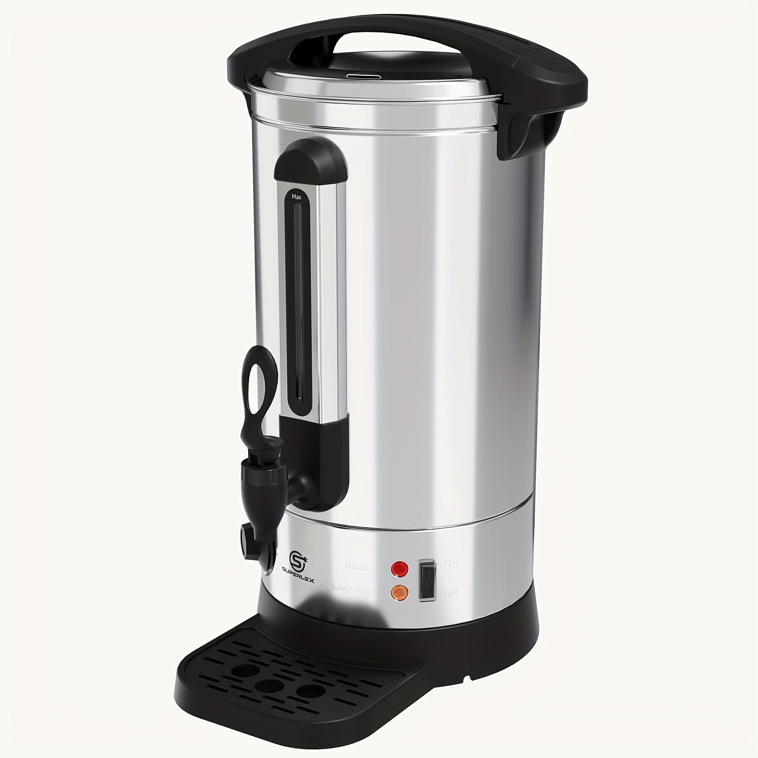 E-shop SUPERLEX 10L Heißwasserbereiter Elektrische Catering-Eimer Heiß-Kaltwasserspender mit Thermostatsteuerung 1500W Heißwasserkaraffe für Tee, Heim,