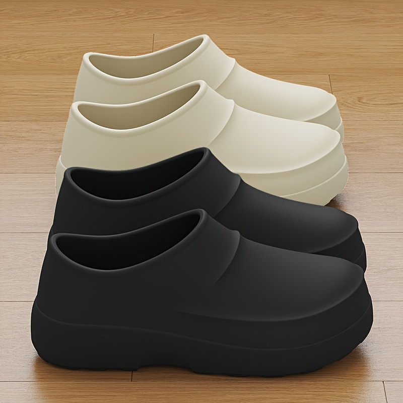 unisex work shoes thick sole cleaning shoes high quality mule style womens casual   home shoes womens breathable wear resistant sole comfortable   suitable for daily leisure and   women shoes