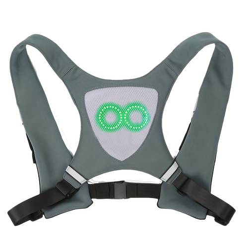 led color changing up backpack with audio vibration sync flashing suitable for night riding jogging safety warning and versatile usb rechargeable glowing backpack for cycling
