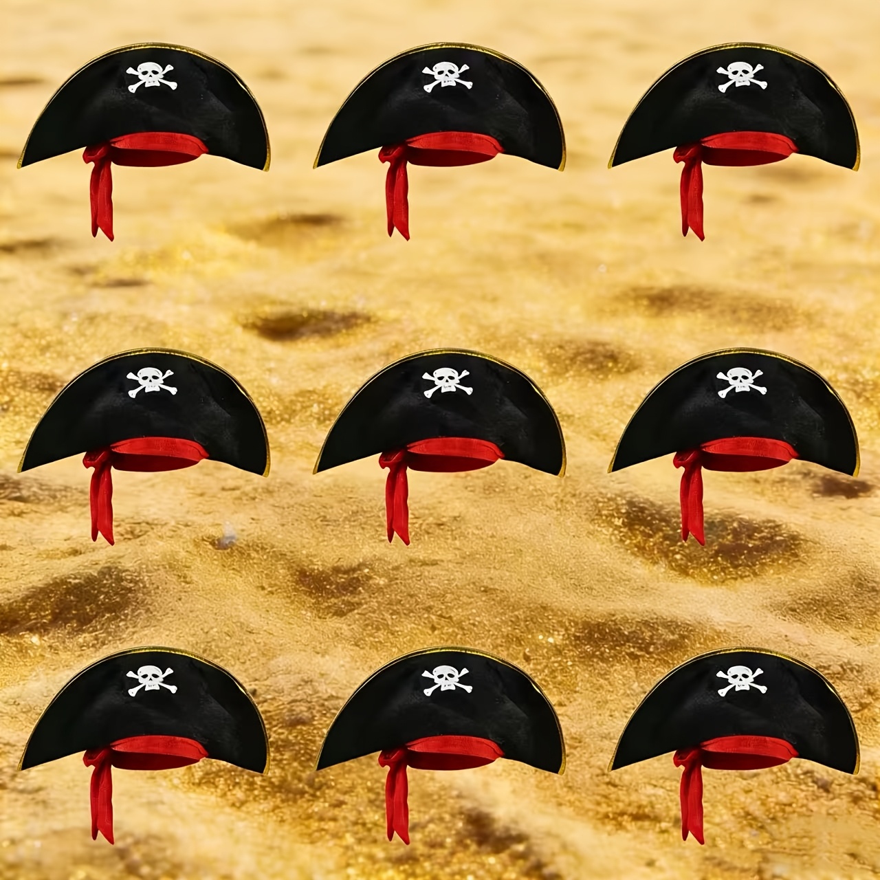 9pcs pirate hats pirate themed parties bachelor parties wedding parties christmas and halloween gifts