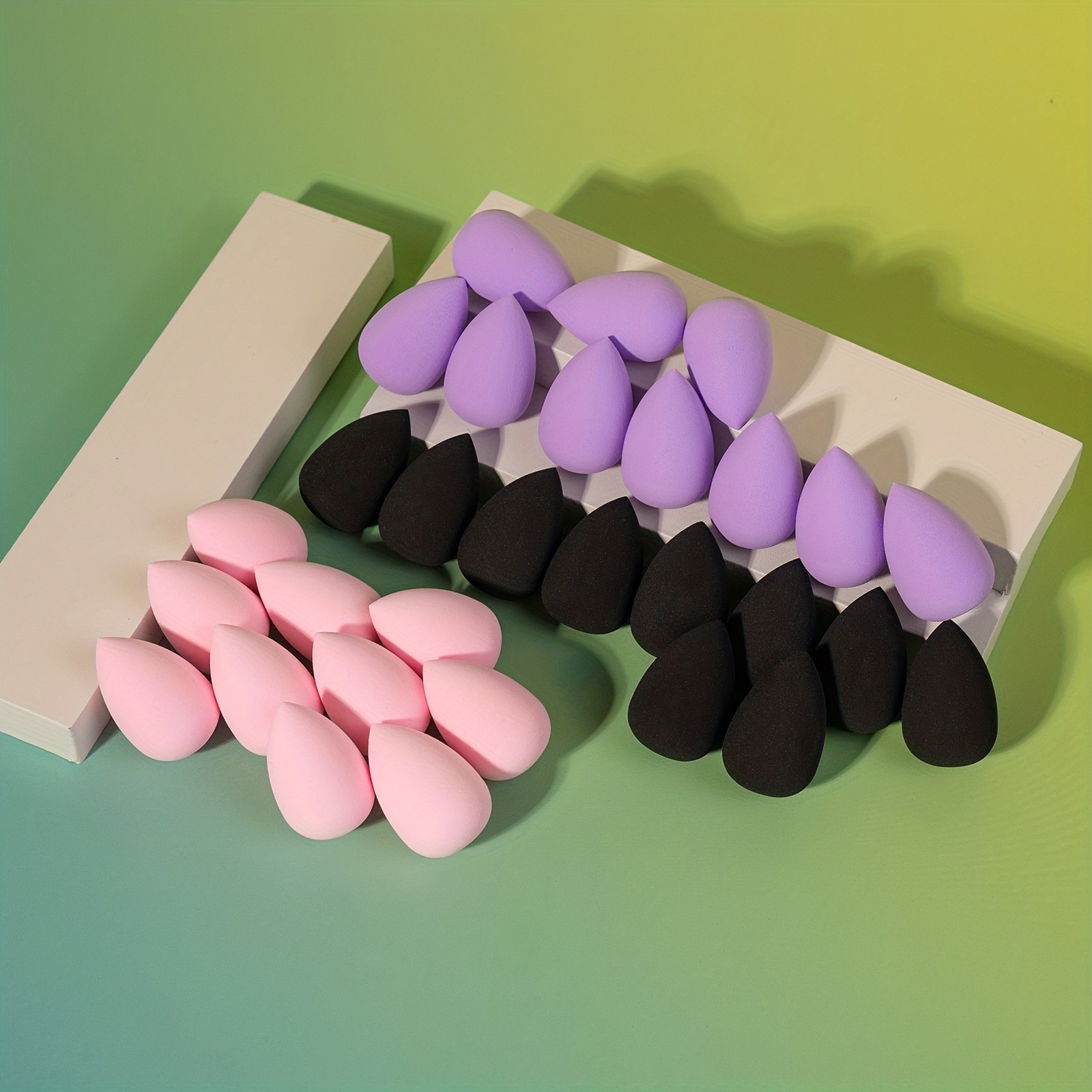 TEMU 30 pezzi spugna per trucco a , assorbente e aumenta le dimensioni della spugna, strumenti di per il trucco, adatta per trucco generico, viaggi ,