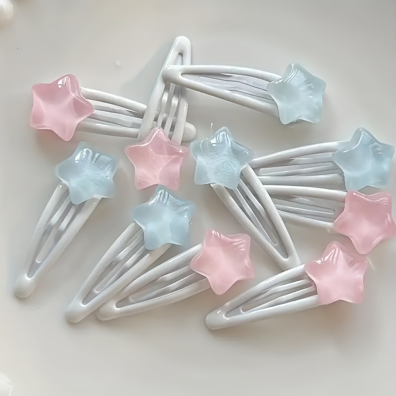 

10pcs, Hair Clips Cute Star Hairpin