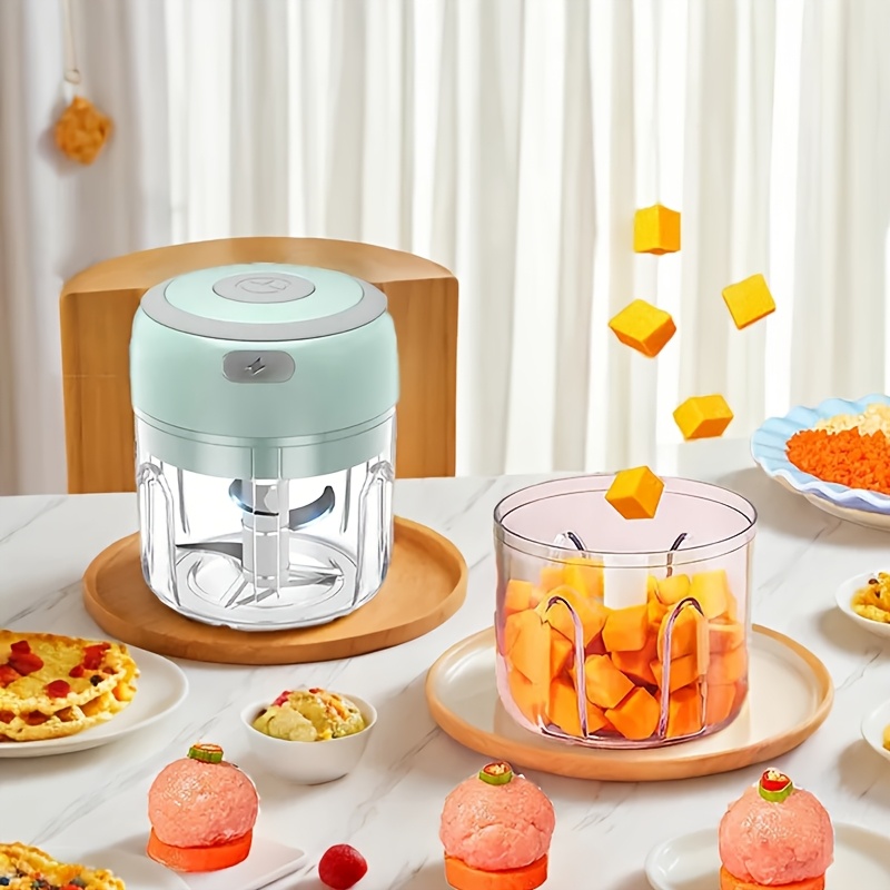electric garlic crusher multi functional vegetable processor usb wireless garlic processor portable food processor suitable for garlic ginger chili vegetables three colors available garlic grinder garlic press vegetable chopper food preparation mini processor handheld device durable construction efficient chopping onion chopper chili grinder home cooks small kitchens Product details 3