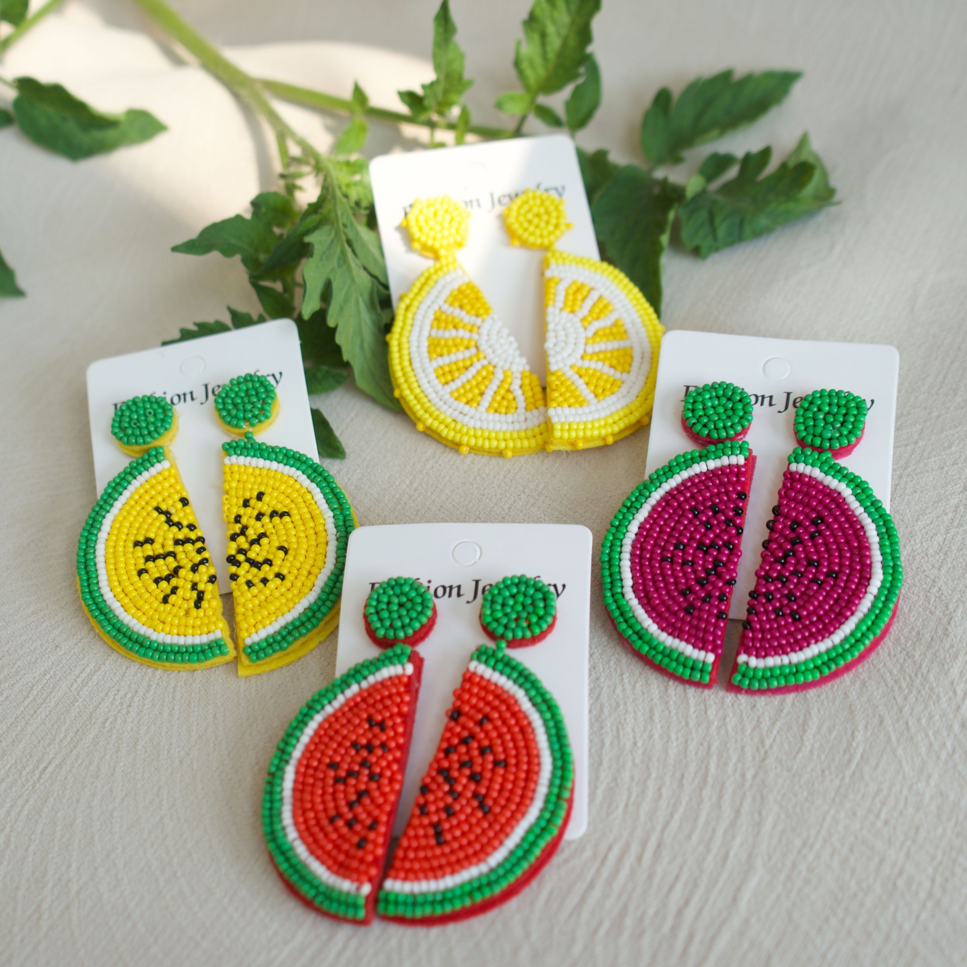 Seed Bead Earrings Paparazzi You Are One In A Melon Earrings