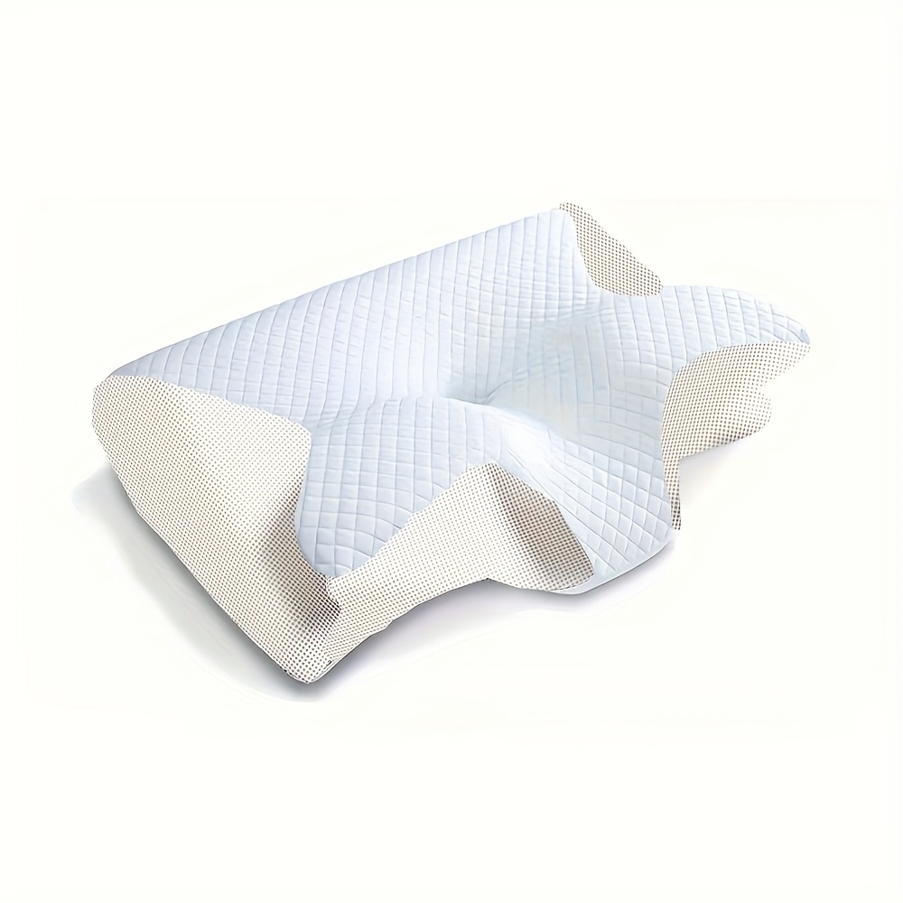 [breathable Support] Ergonomic Neck Pillow | Breathable | Cervical Support, Relaxing Contour Design | Back And Side Sleepers | Parents And Elderly
