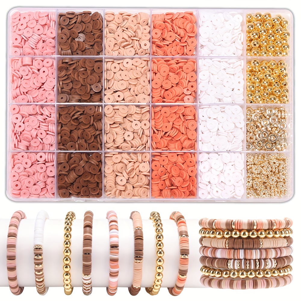 Clay Beads Bracelet Making Kit Friendship Bracelet Beads - Temu Germany