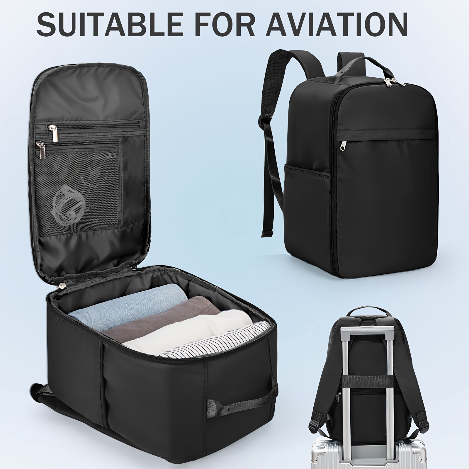 Convertible Backpack Laptop Backpack With Trolley Sleeve